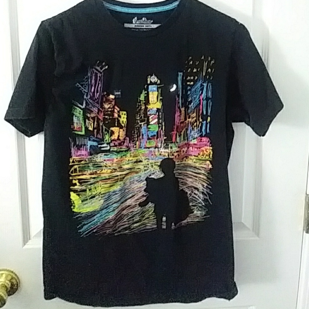 Threadless The City That Never Sleeps Tee Shirt